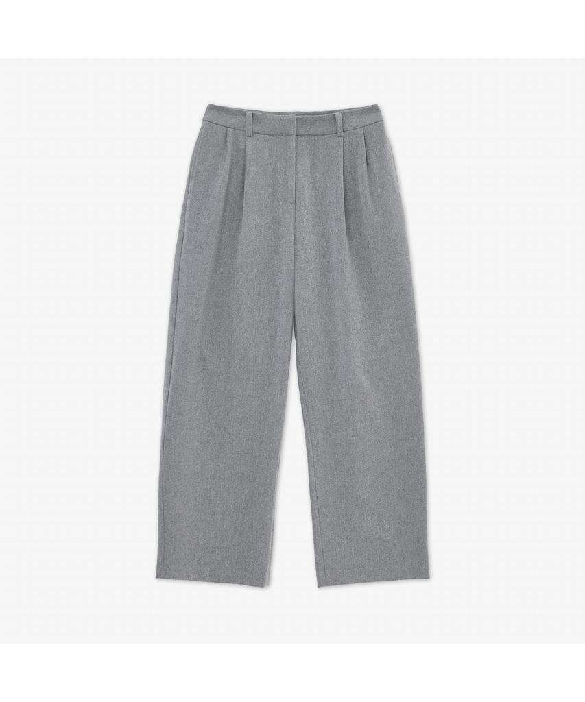 LACOSTE Women'S Semi-Wide Flannel Tuck Pants Hf710E-55N Cca