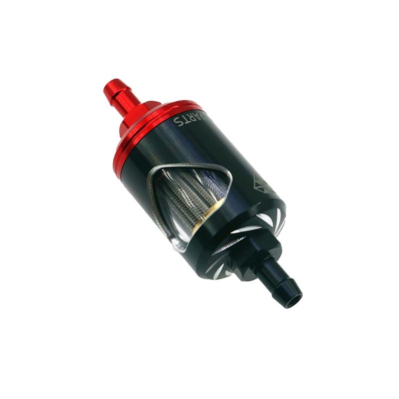 

Motorcycle Oil Filter 8mm Fuel Filter with Magnetic Core Stainless Steel Fuel Filter Motorbike Accessories 1