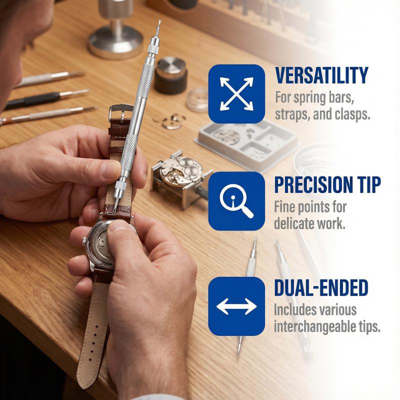 368-Piece Watch Repair and Band Adjustment Tool Set