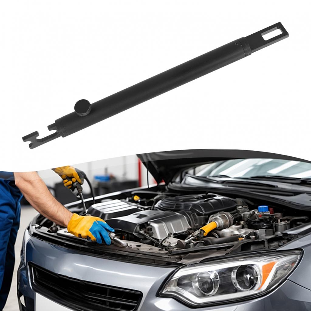Car Polishing Support Rod with Adjustable Length 31.5-47 cm Aluminum Build