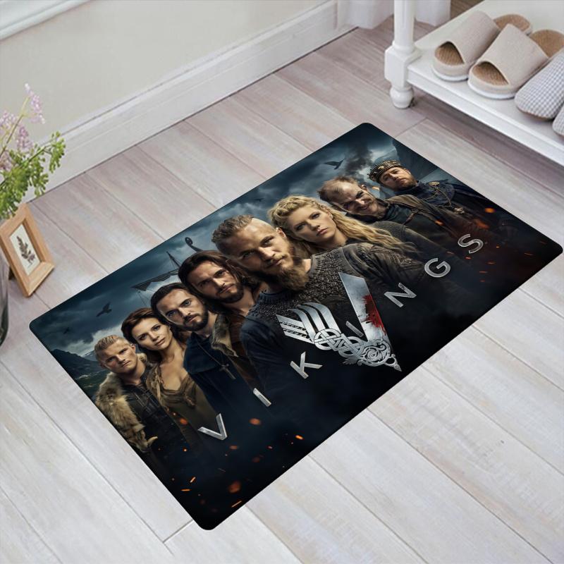 Vikings Carpet Rug for Living Room Bedroom Home Sofa Decoration,Kids play Non-slip Floor Mat