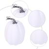 Artificial White Pumpkins for Photography Props Thanksgiving Parties Decorations, Foams Pumpkins for Basket Display
