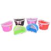 1Pc Bicycle Basket Children Bike Plastic Knitted Bow Knot Front Handmade Bag