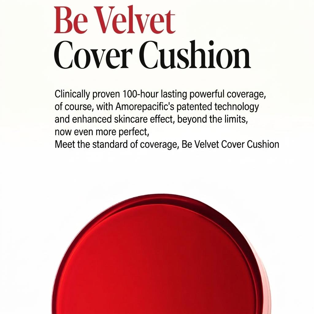 [Zestaw: poduszka + wkład + 2 gąbeczki] Espoir Pro Tailor Be Velvet Cover Cushion - [KOREAŃSKI MAKIJAŻ] Podkład w poduszce o wysokim kryciu, matowy