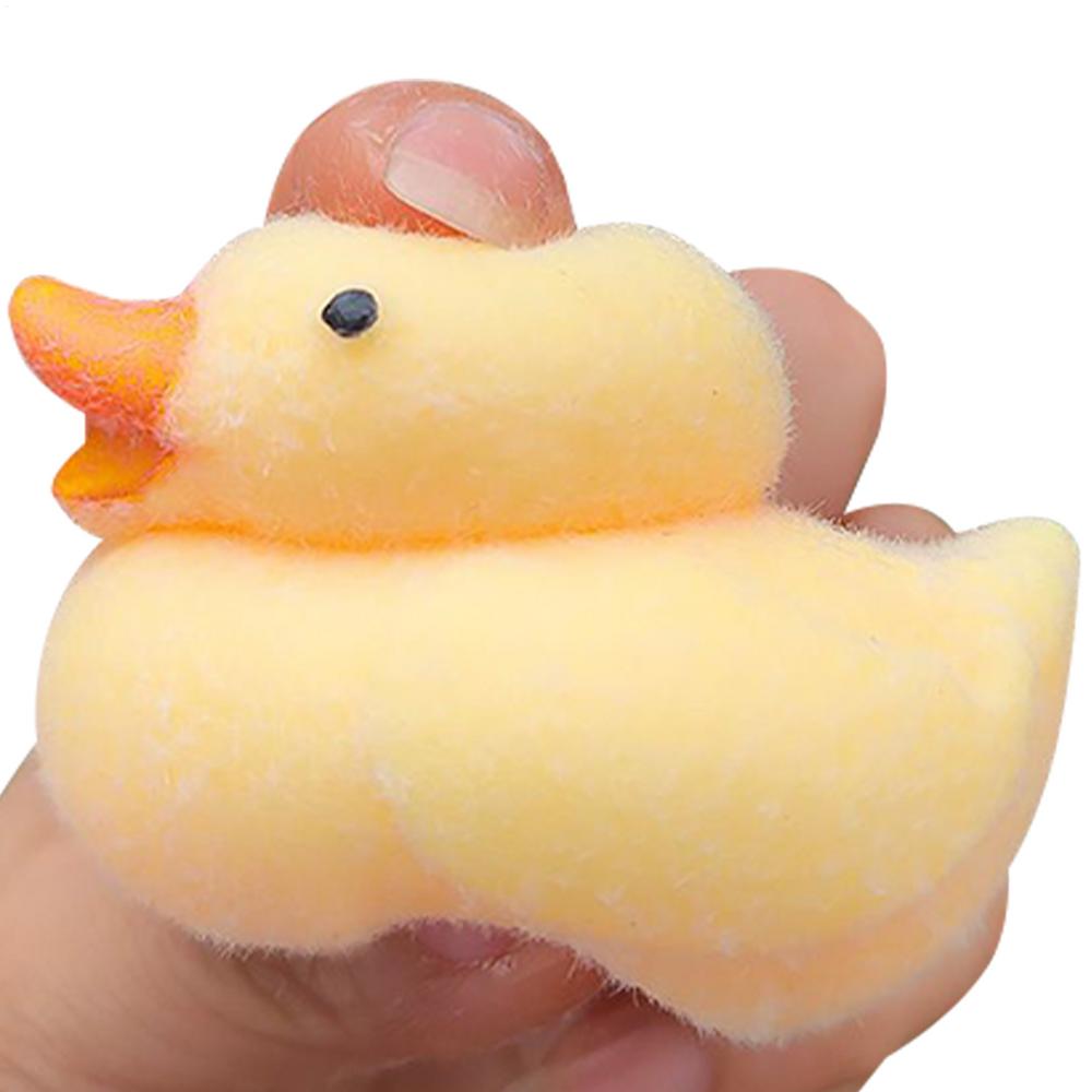 Squeeze Duck Sensory Stretchy Stress Relief Duck Hand Exercise Toys For Adults Kids Easter Basket Stuffer