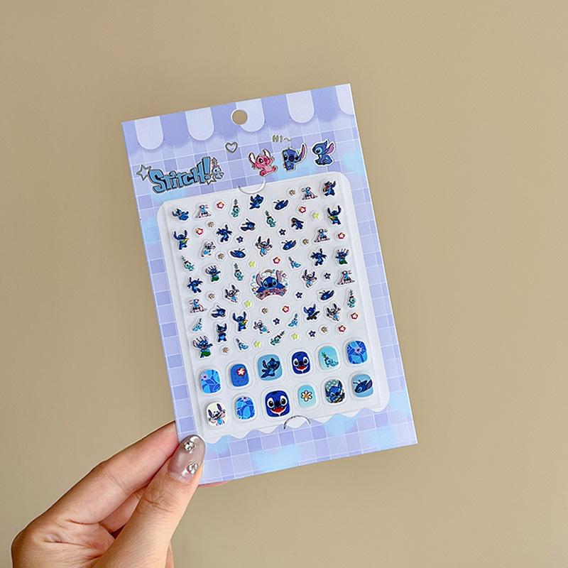 Sanrio Cartoon Cute Children'S Nail Sticker Nail Sticker Girl Diy Sticker Lasting Decorative Sticker