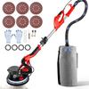 Drywall Sander 750W, Electric Drywall Sander, Foldable Sheetrock Sander, with Telescope Handle, Electric Sander, Variable Speed 800-1750 RPM, Wall
