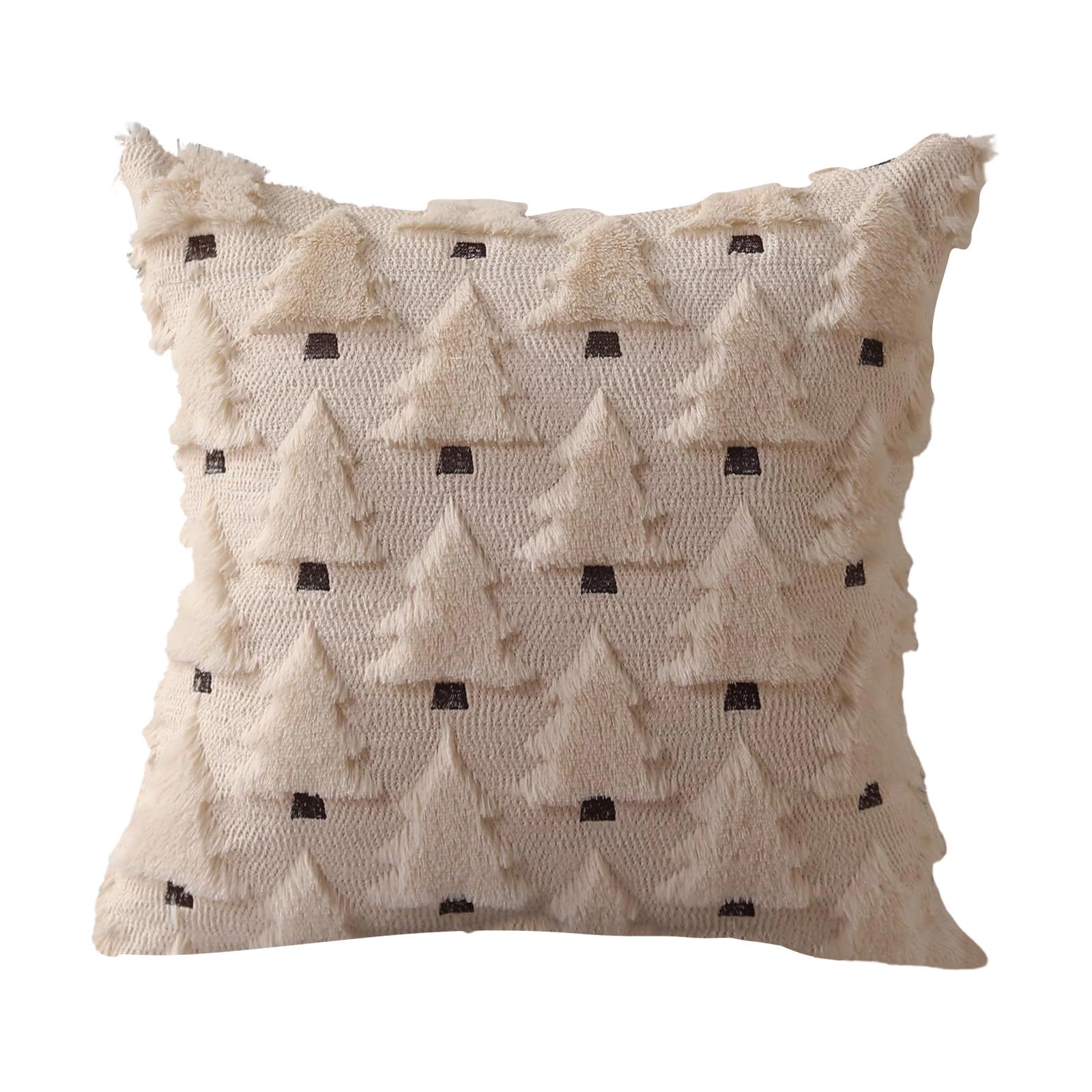 

Merry Christmas, Throw Pillow Cover, Winter Holiday, Cushion Cover Sofa Decoration, Christmas Tree One Size