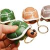 2 Stück Fidget Toy Schildkröten Schlüsselanhänger Quetschspielzeug Niedliche Schildkröte Teleskopkopf Cartoon Schildkröte Stressabbau Pops It Lustiges Geschenk