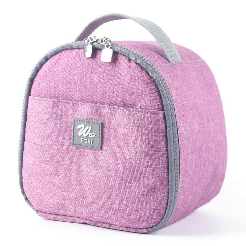 Geantă de depozitare pentru prânz din folie de aluminiu groasă din pânză Oxford