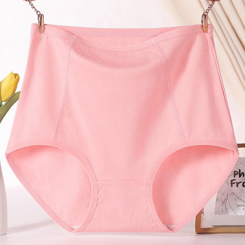 Braguitas Rojas de Cintura Alta para Mujer Año de Nacimiento Madre de Mediana Edad Mediana Edad y Anciana Talla Grande