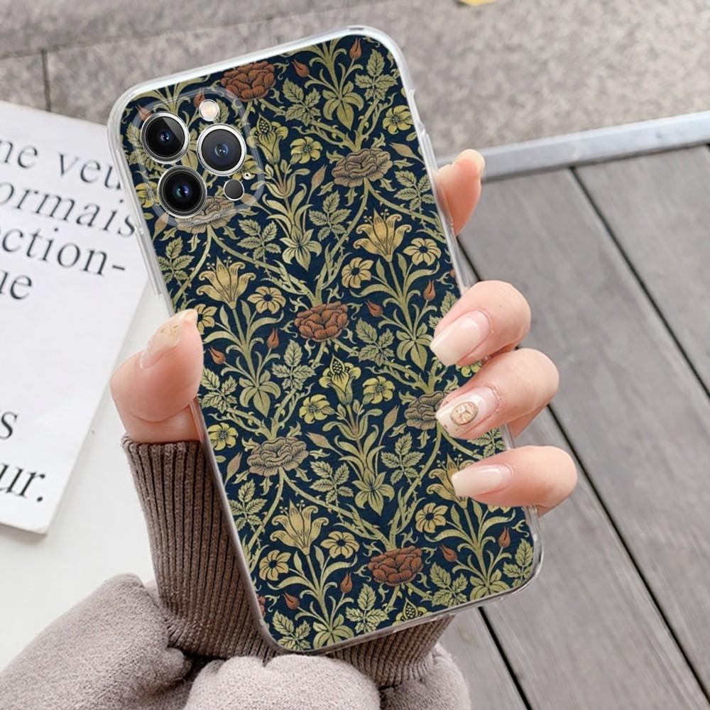 William Morris Thief Design Phone Case Silicone Soft for iphone 15 14 13 12 11 Pro Mini XS MAX 8 7 6 Plus X XS XR Cover