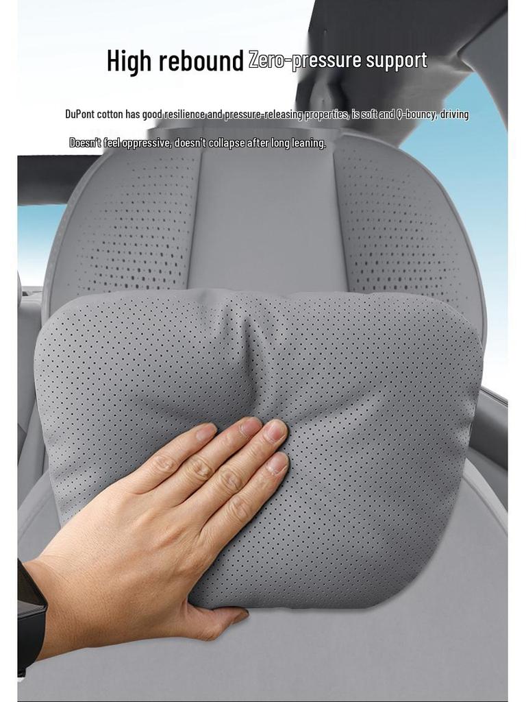 Nissan N7 Car Pillow: Lumbar & Neck Support Headrest