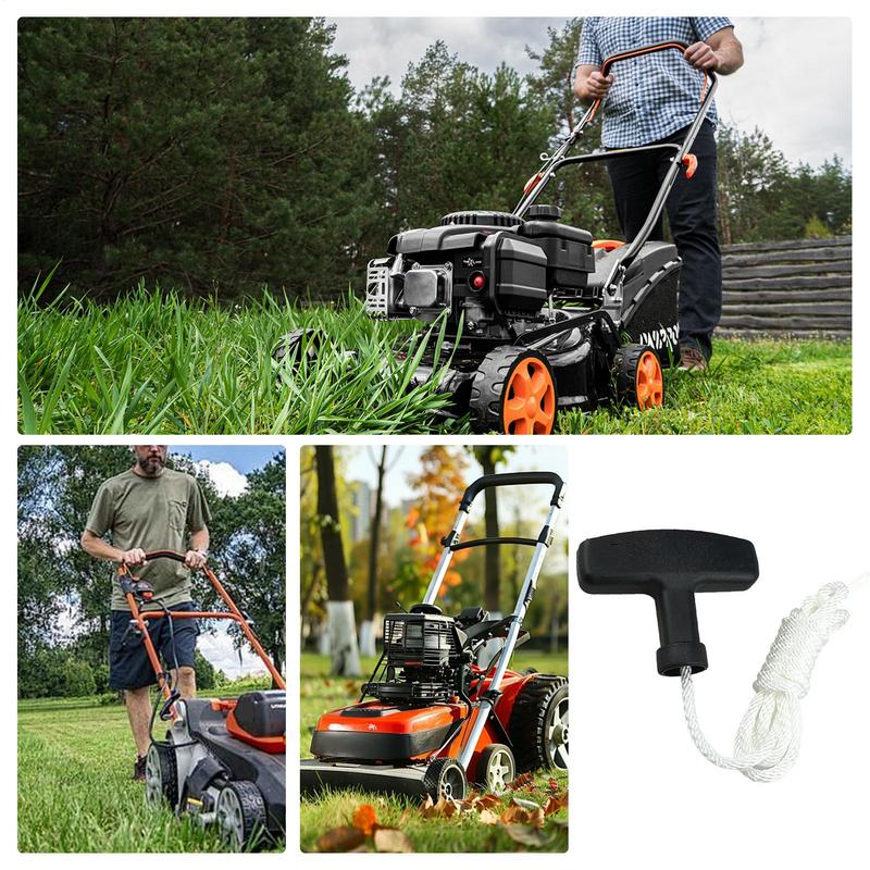 Lawn Mower Pull Start Handle Full Grip Lawn Mower Starter Handle Recoil Starter Pull Handle Pull Starter for Lawn Mower Engine