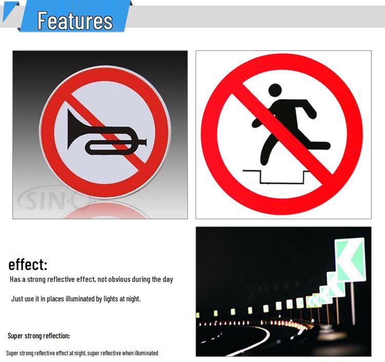 PET Transparent Reflective Film: Luminous Traffic Car Decal, Engravable Sticker for Enhanced Night Visibility