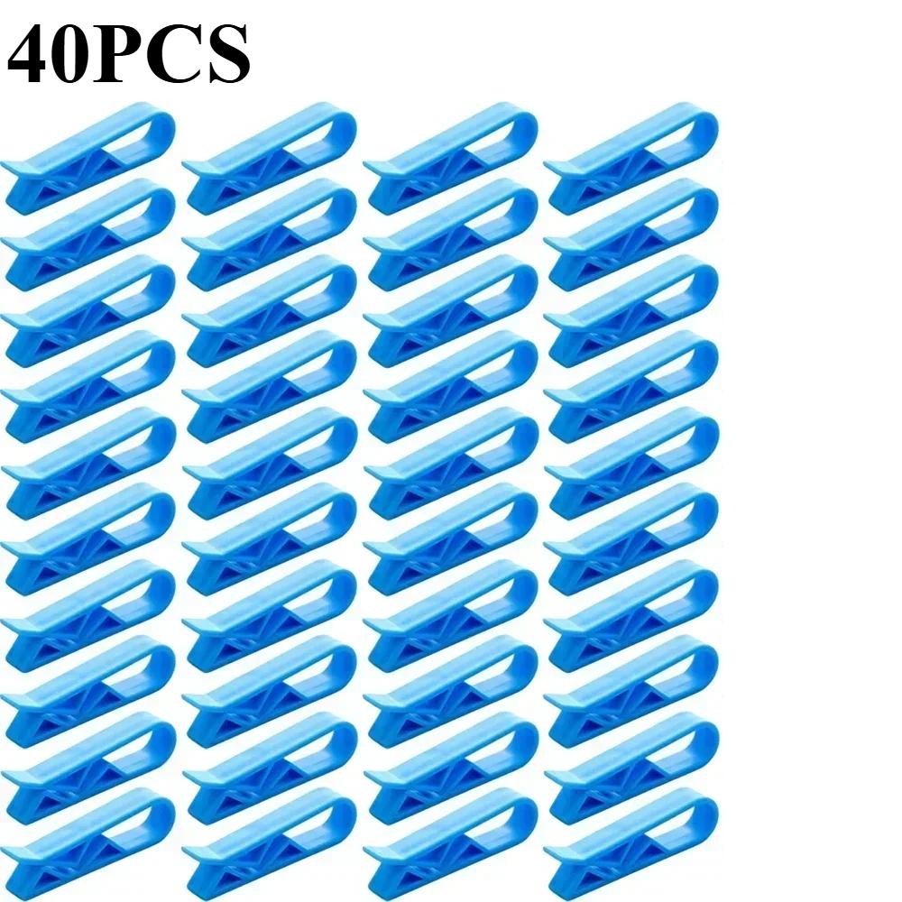 50/20Pcs Garbage Bin Clips Trash Bag Fixation Clip Plastic Snack Bag Clamps Practical Anti-Slip Holder Home Kitchen Storage Tools