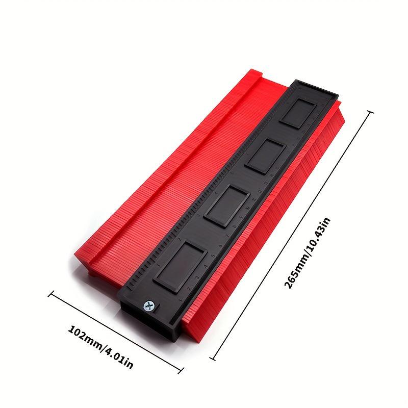 

Контурный шаблон-линейка разных размеров - 5 и 10 из АБС-пластика для неправильных форм в деревообработке