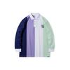 X Steven Harrington Steven Harrington Cartoon Print Color-Block Loose Drop-Shoulder Long Sleeve Polo Shirt Unisex Tops Multicolor APLR143-2