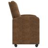 Dining Chairs with Casters 2 pcs Brown 57 x 67 x 95 cm