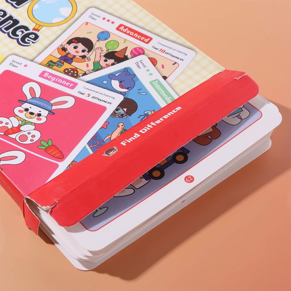 Find The Difference Concentration Training Game Picture Books Puzzle Toy  Development Toy
