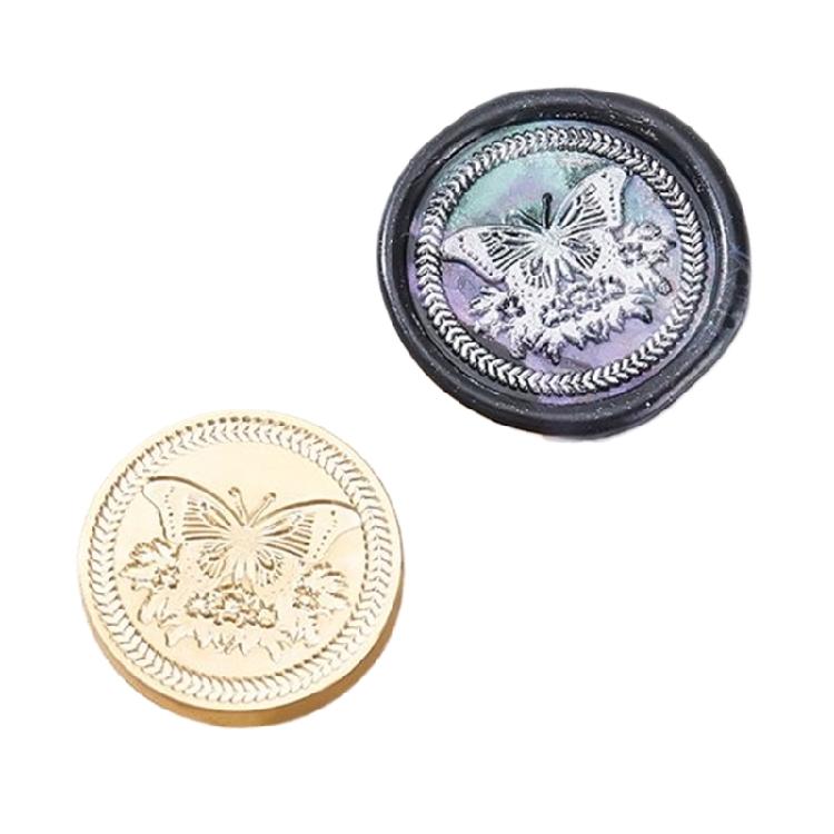 Butterfly Series Sealing Wax Stamp Wax Seal Stamp for Envelope Cards Decorations