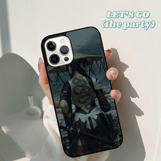 Autumu Japanese Samurai Ninja Phone Case Cover for iPhone 16 15 12 Mini 11 13 14 Pro Max SE 2020 Apple 6S 7 8 Plus Coque