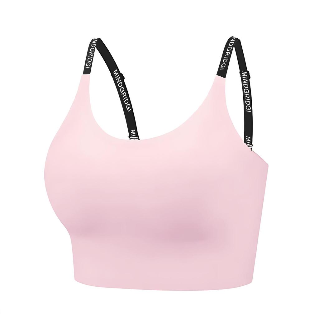High-Impact Sports Bra with Shockproof Design and Supportive Back Padding