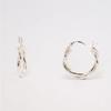 HR 17E_Twist Ring Earring (Silver 925)