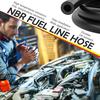 1/4"ID(6Mm) Fuel Line Hose 10FT NBR Rubber Push Lock Hose 300PSI High Pressure Fuel Line For Automotive Fuel Systems Engines(Black, 1/4"ID*0.47"OD,