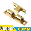 Wholesale Furniture Door Ball Latch Brass Double Roller Spring Ball Catch Latches Cabinet Closet Door Adjustable Tension Latch