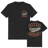Vleugel T-shirt Alter Bridge Amerikaanse Hard Rock Vintage Biker Stijl Arc Typografie Zacht Katoen voor de Zomer Korte Mouw Dames Heren