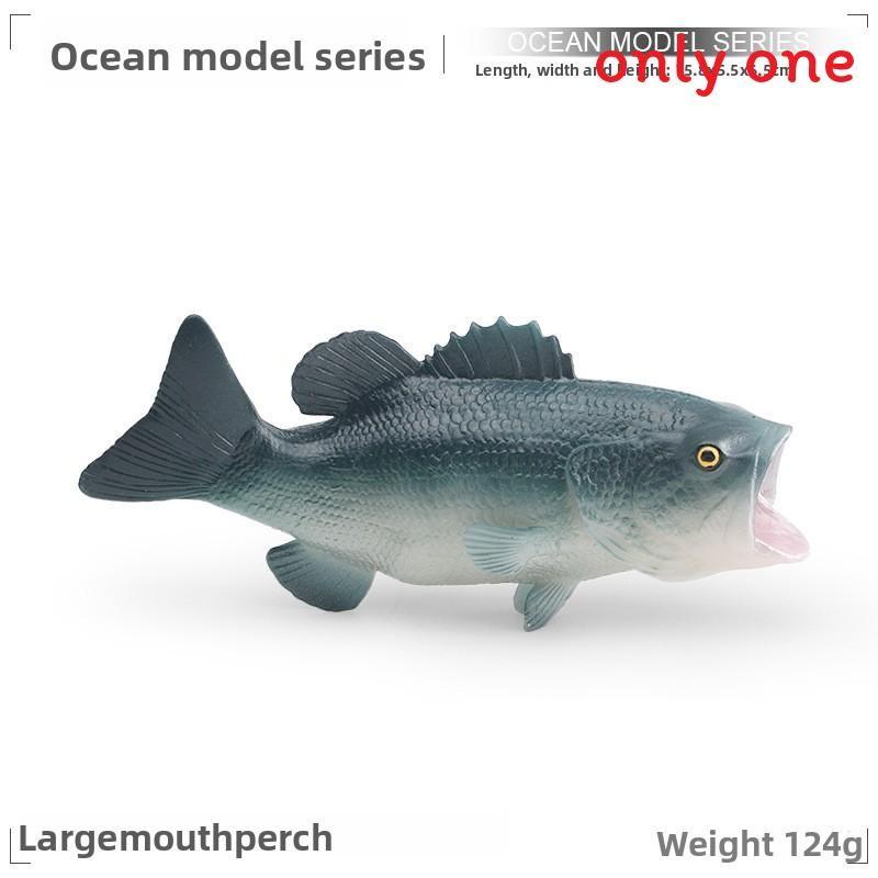 

Marine Fish Model Pvc Perch And Crucian Carp Realistic Aquarium Decor For Kids Educational Toy Style B
