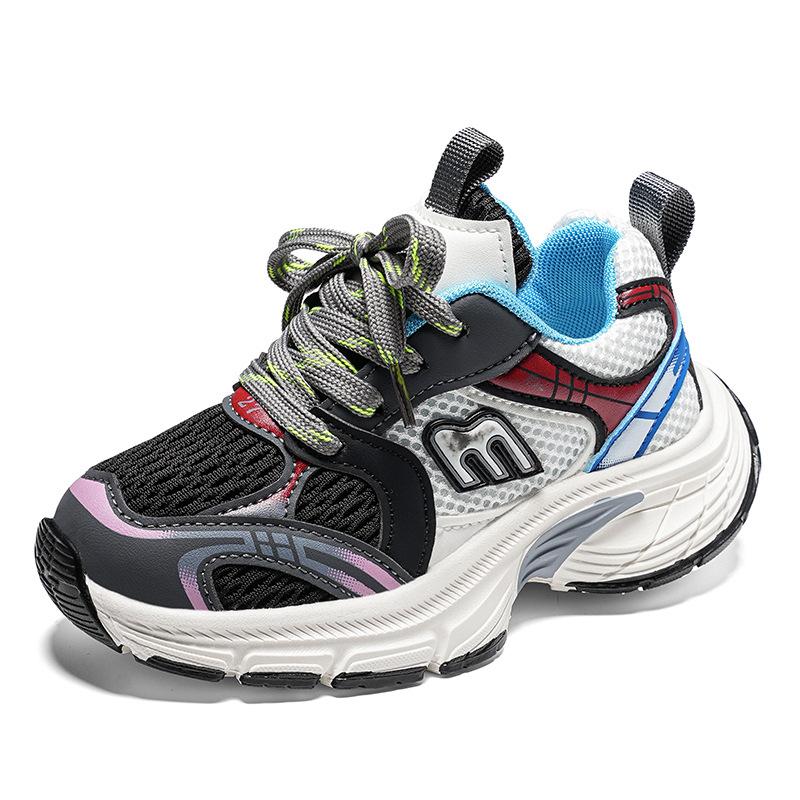 Children's Dad Shoes 2025 Spring and Autumn New Classmates Boys Sports Shoes Soft Sole Non-slip Lightweight Breathable Girls Running Shoes