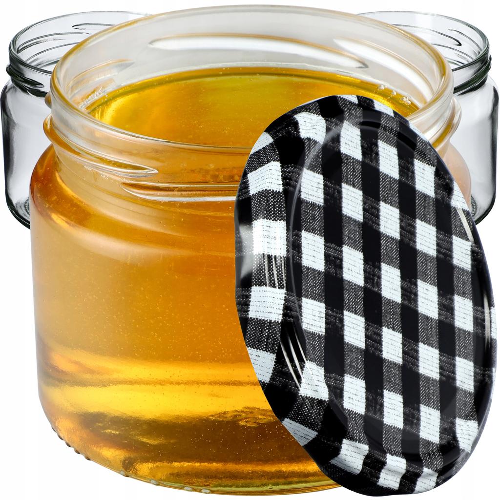 KADAX Sonka 330ml Preserve Jars 10pcs 82mm + Lids