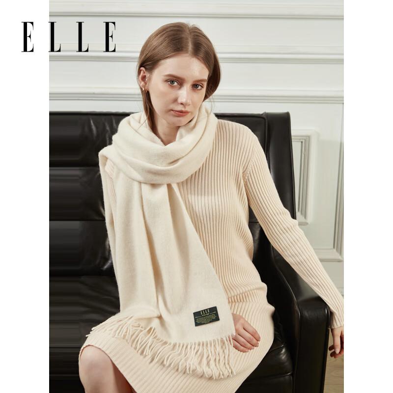 ELLE Women's 100% Wool Scarf & Shawl