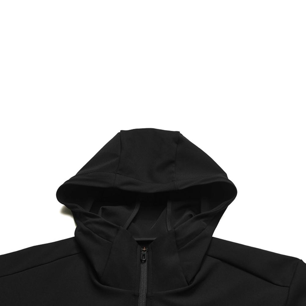 Fila Fitness Series Minimalist Sports Training Versatile Comfortable Hooded Jacket Men Jacket Deep-Black A11M621505FBK