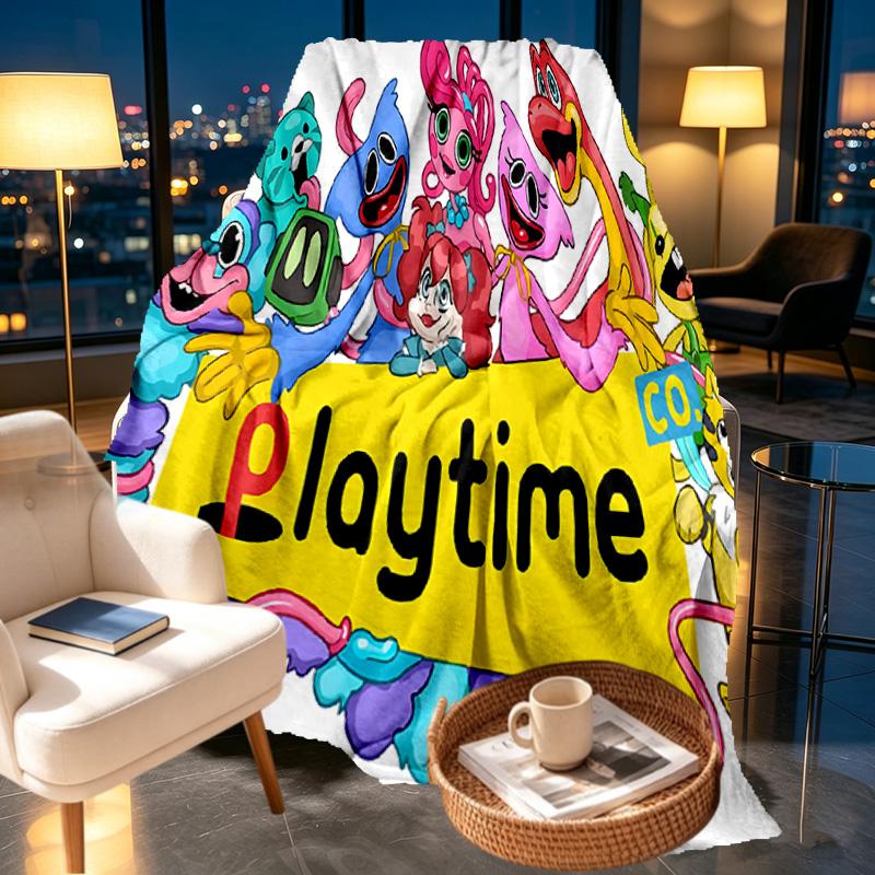 Poppy Playtime Print Blanket - Soft & Comfortable, for Bedroom, Travel, Sofa, Home Decoration - Birthday Christmas Gift for Friend