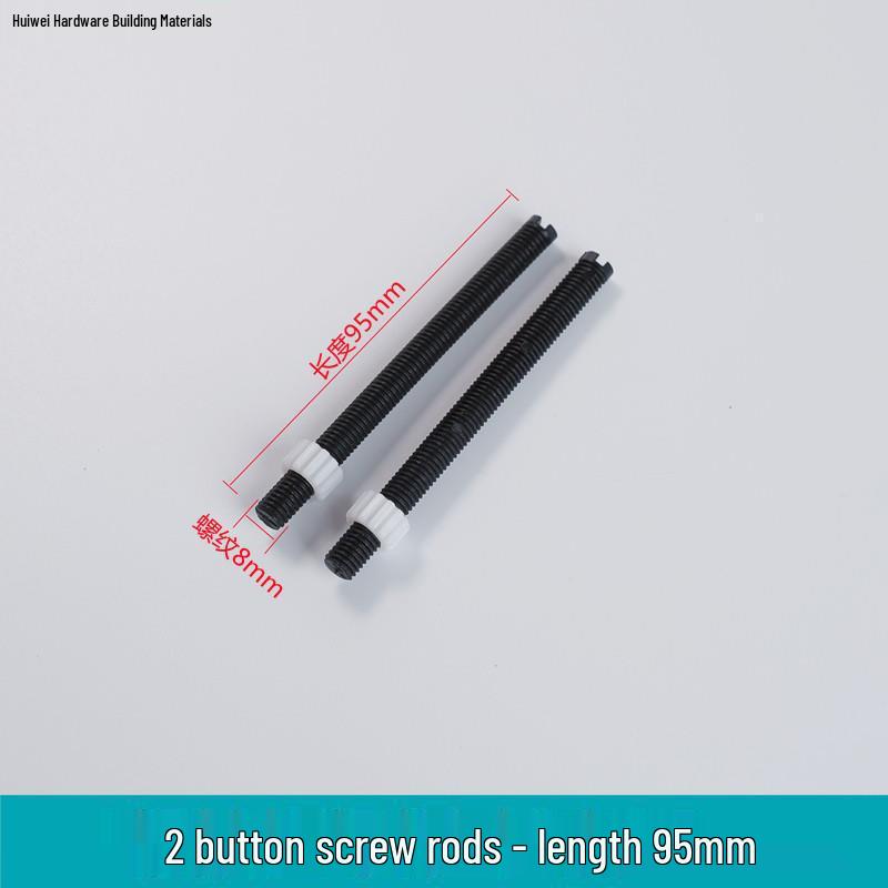 Dual-Flush Toilet Tank Bolt Set with Double Button Switch