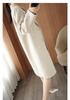 Elegant 2026 Double-Sided Wool Coat - Women's Mid-Length Lapel Over-the-Knee Solid Color