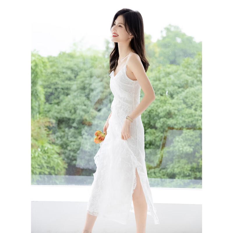 

Mokana Women s Urban Casual Mid-Length Slip Dress L