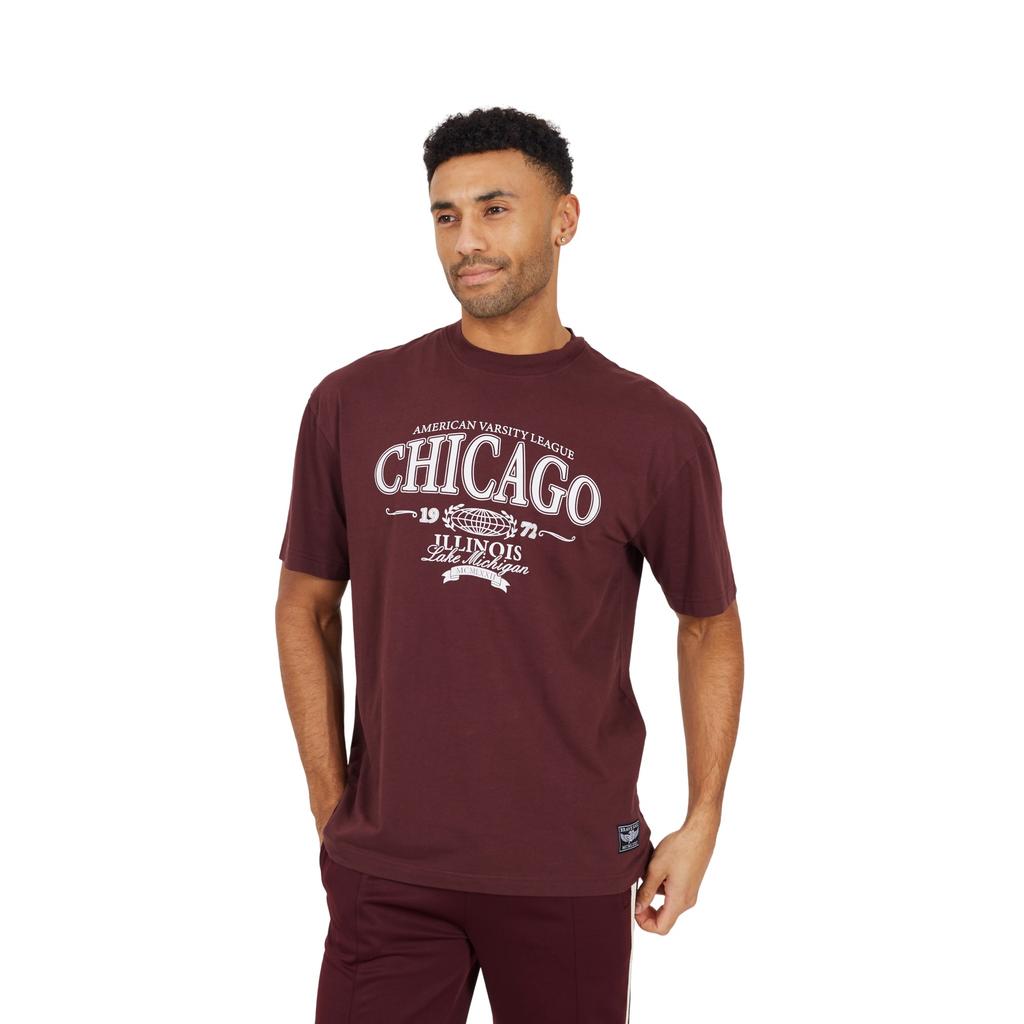 BRAVE SOUL Mens Crew Neck Relaxed Fit T-Shirt