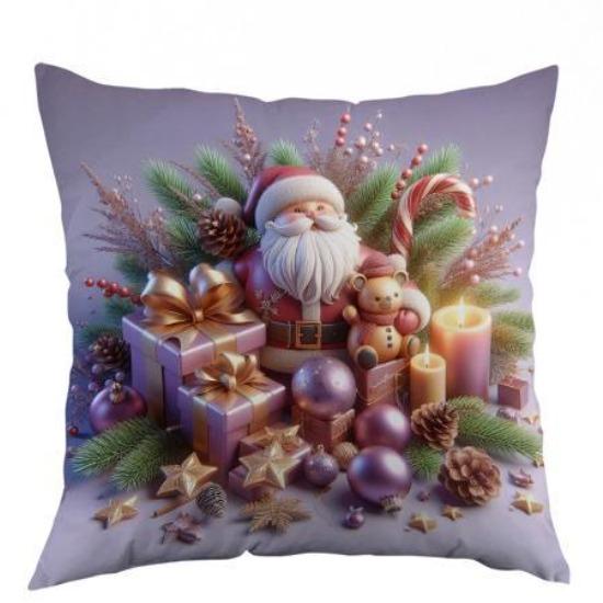 High-end Christmas Throw Pillowcase Core-free Polyester Bedside Cushion Sofa Cushion