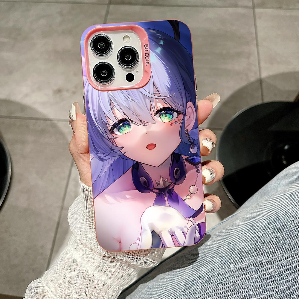 

HSR Robin Pink Translucent Mobile Phone Case for iPhone 17 16 15 14 13 12 11 X XR XS Air Pro Max Plus Colorful Cover iPhone17