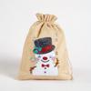 Weihnachtsleinen 5D Diamantmalerei Überraschungstüte (1 Satz) - DIY Geschenk- & Süßigkeitstüte, handgefertigt mit selbst aufgebrachten Einzeldiamanten