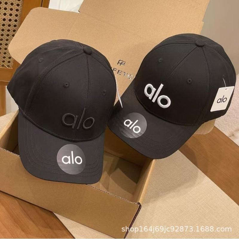 Alo Yoga Baseball Cap Men Women Breathable Sun Hat Adjustable Sport Couple Style Embroidered All Seasons
