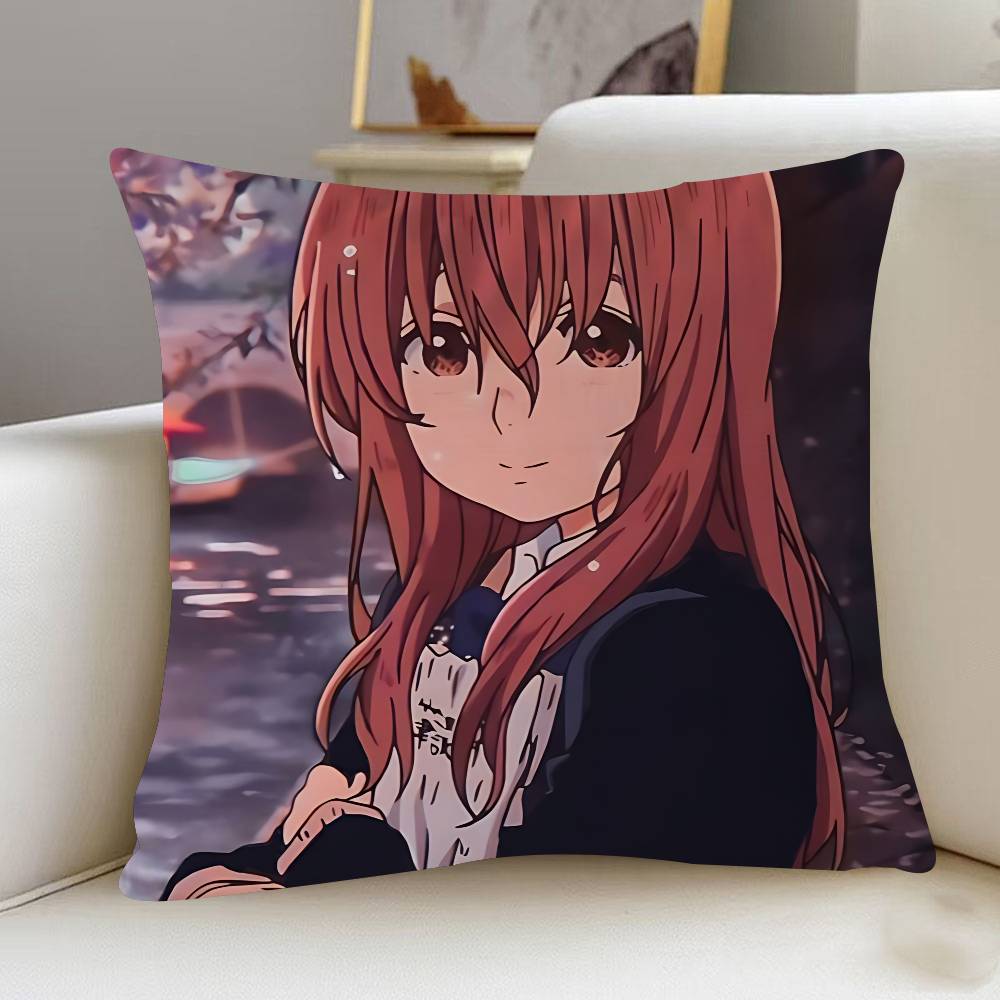 

A S-Silent Voice Pillow Anime Pillow Sofa Bed Head Pillow Cover Cushion Cover 45x45 Cm Fashion 12x12Inch