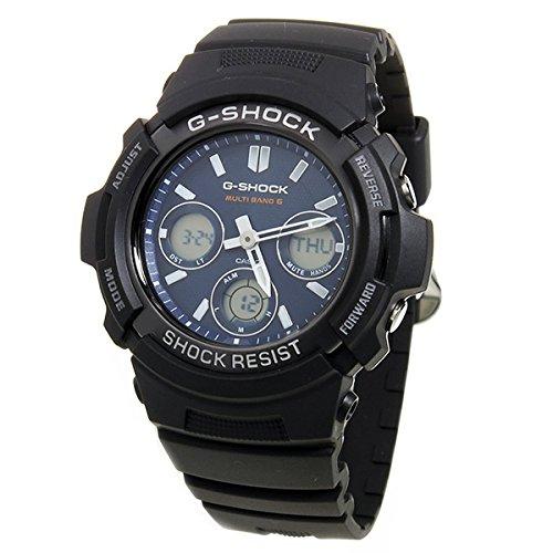 

Casio G-SHOCK quartz watch AWG-M100SB-2A Navy [Men s]