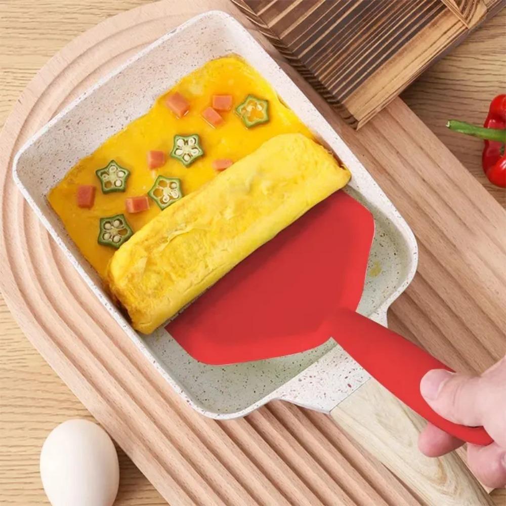 Tamagoyaki Pfanne Japanische Omelettpfanne Antihaftbeschichtet mit Holzgriff Spülmaschinenfest Rechteckige Eierbratpfanne Heimküchenkochgeschirr
