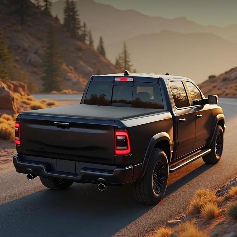Soft Tri-Fold Tonneau Cover for 2019-2025 Chevy Silverado/GMC Sierra 1500 5.8 Ft Bed