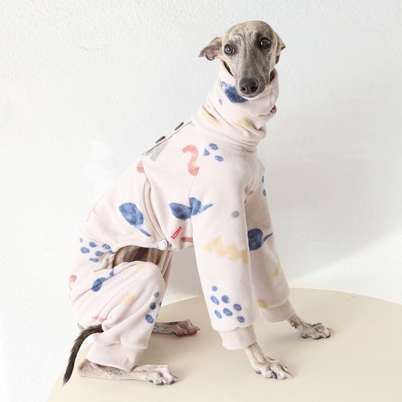 Petstyle Nordic Fairy Tale Dog Bodysuit Italian Greyhound Whippet Warm Fleece Pet Clothes